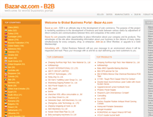Tablet Screenshot of bazar-az.com